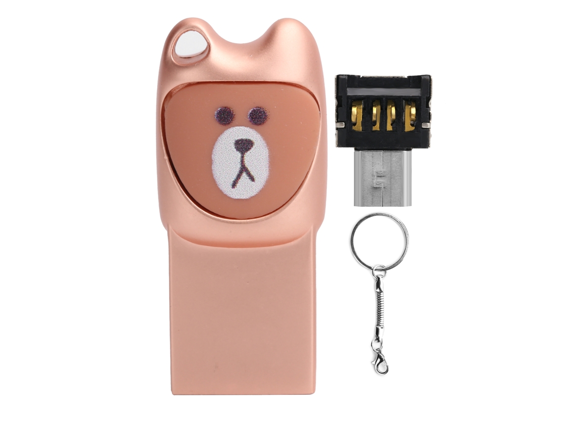 Pen Drive LAXISCREED 2 em 1 Usb Metal Android
