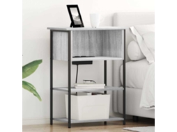 Vidaxl Armário De Cabeceira Cinza Sonoma 55 X 31 X 76 Cm