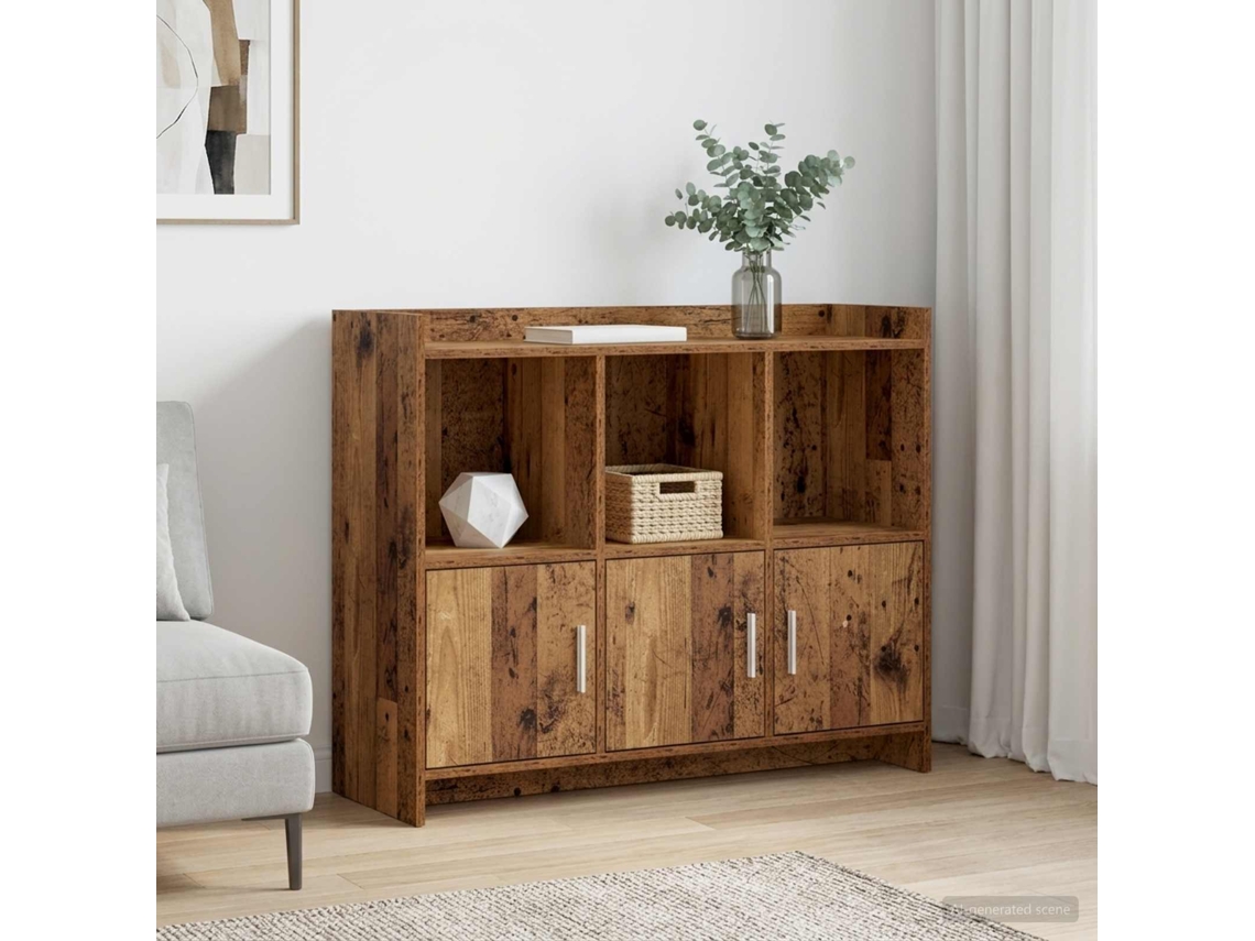 Vidaxl Buffet Madeira Antiga 98,5 X 33 X 80 Cm Derivados De Madeira