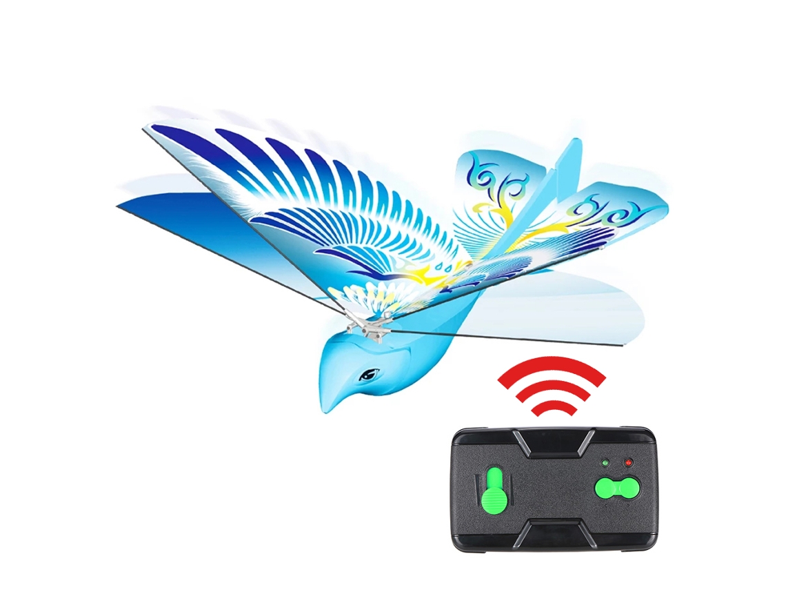 Primerox pássaro Eletrônico Drone Controle Remoto Luminoso Simulação Brinquedo para Crianças Leve Durável
