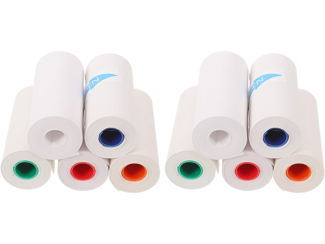 Pacote Com 10 Rolos De Papel Térmico Para Recarga De Câmeras Instantâneas