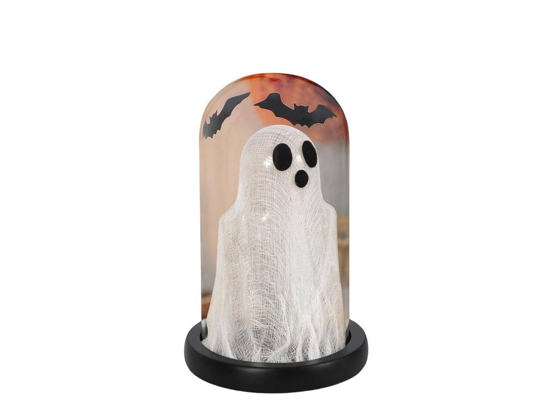 Laxiscreed Luz De Halloween Com Fantasmas, Abat-jours Criativos Para Decoração Assustadora E Efeito Fantasmal
