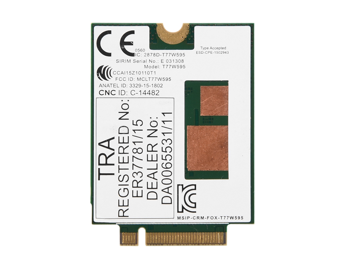 Módulo de Modem M.2 Wwan 4g 150mbps para Hp Lt4120 Snapdragon X5 Lte T77w595 796928, 001 BRILVIBERA