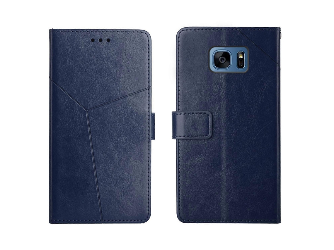 Capa Couro Para Samsung Galaxy S7, Elysve
