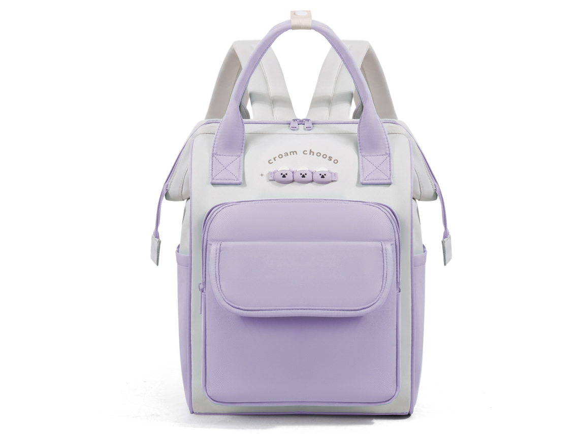 Mochila De Maternidade Hibbent 26x38x16cm (roxo)