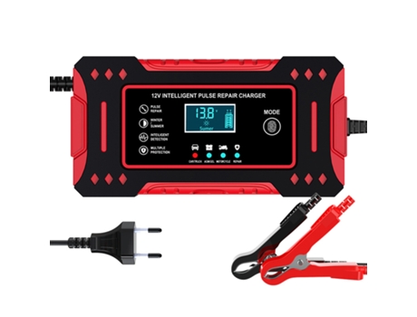 Carregador de Bateria de Carro Carregador de Bateria Automático 12V-6A/Mantenedor Inteligente para Carro Moto Baterias de Chumbo-Ácido CHRUI
