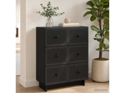 Vidaxl Gabinete De Gavetas 66 X 34,5 X 90 Cm Derivados De Madeira