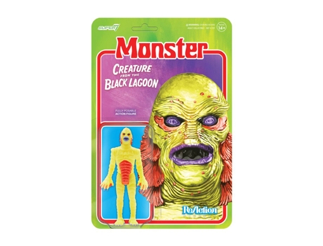 Figura Super7 CRIATURA DO LAGO NEGRO Cor do Traje Reação 3.75
