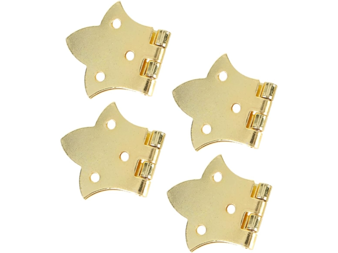 Hemobllo Conjunto De 4 Em Bronze Antigo Para Móveis Joias E Caixas