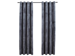 Curtain, Curtains Vidaxl Antracite Veludo (140 X 245 Cm)