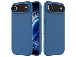 Capa De Silicone Para Iphone Air - Cor Sólida - Azul Cobalto