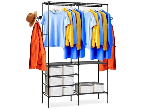 Massido Percha de Pé Negra 686600 - Elegância e Funcionalidade