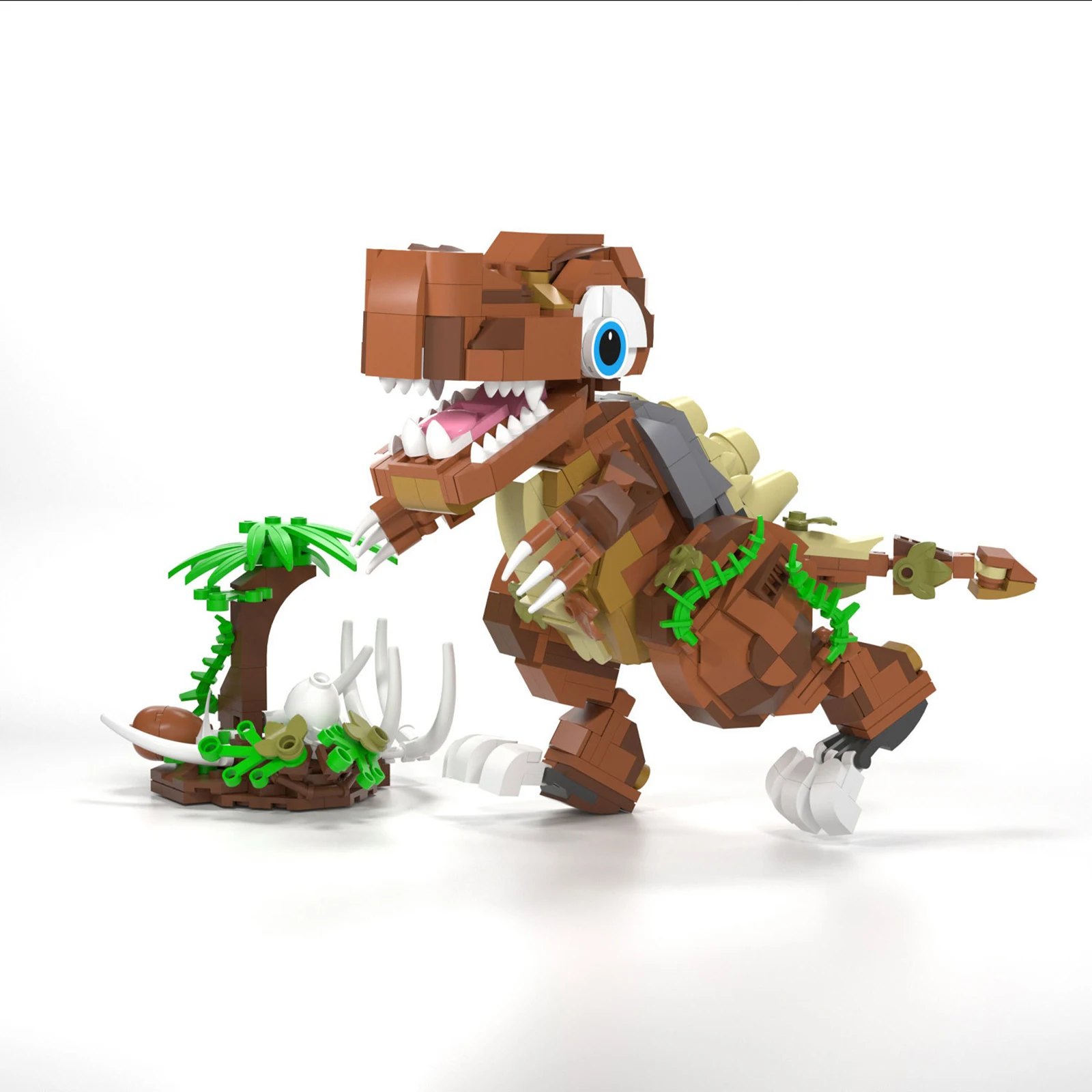 Conjunto De Blocos De Montar Moc Tyrannosaurus Rex (629 Peças)