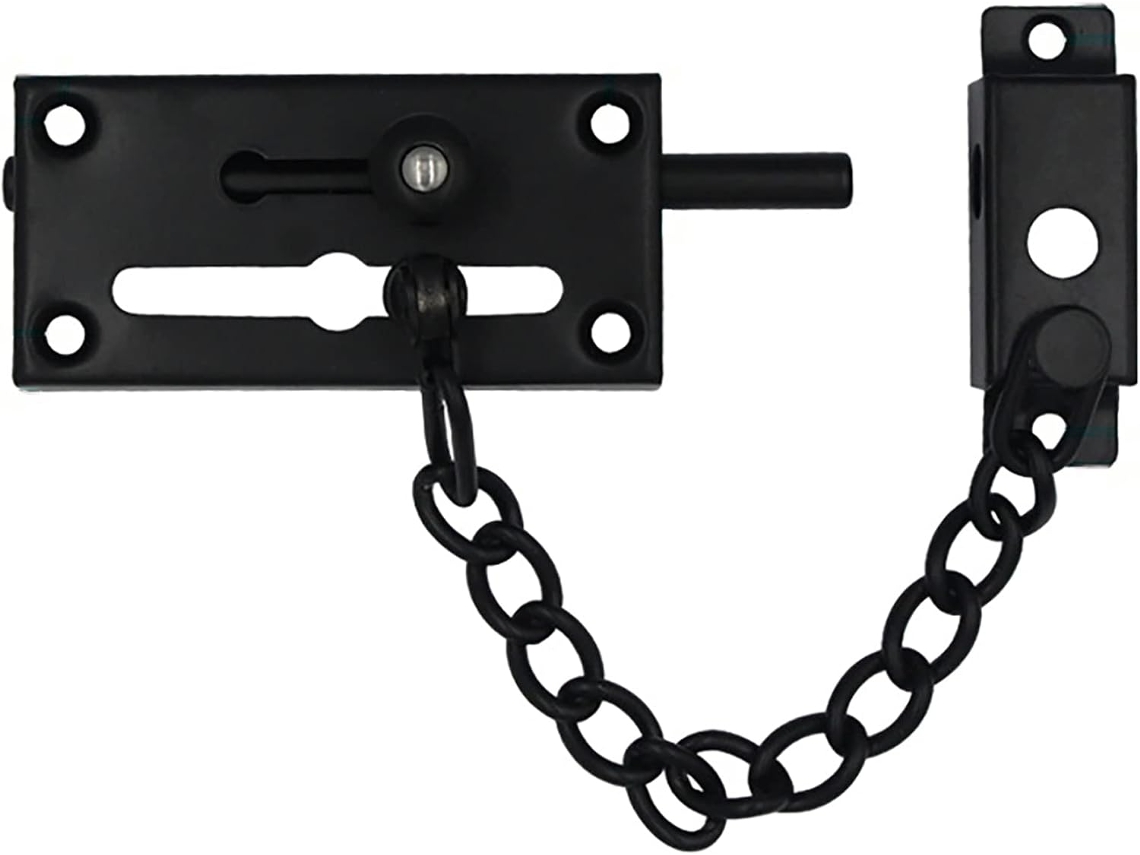 Fuso De Fixação Cane Bolt, Resistente, 30cm 12 Polegadas, Preto, Design Sólido, Cercas De Tela E Madeira Uso