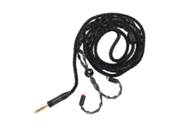 Cabo de Fone Iem LAXISCREED 4.4mm Mmcx 16 Núcleos Prata