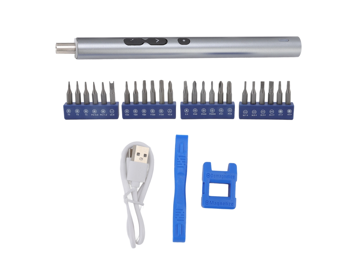 Mini Chave De Fenda Elétrica (carregamento Usb, Bateria De Lítio De 3,7v)