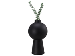 Vaso de Cerâmica Vaso Redondo Branco Vaso Moderno para Flores Secas Vaso para Flores Pampas NEVEANCE