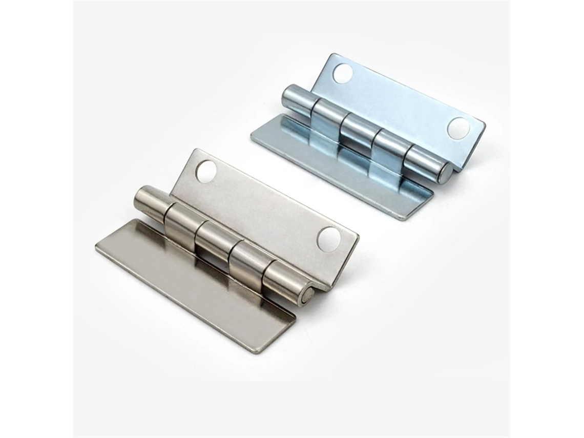 Dobradiça De Aço Inoxidável, Assimétrica, Soldada, De Um Lado, Para Porta De Armário Industrial Ou Caixa Ferramentas