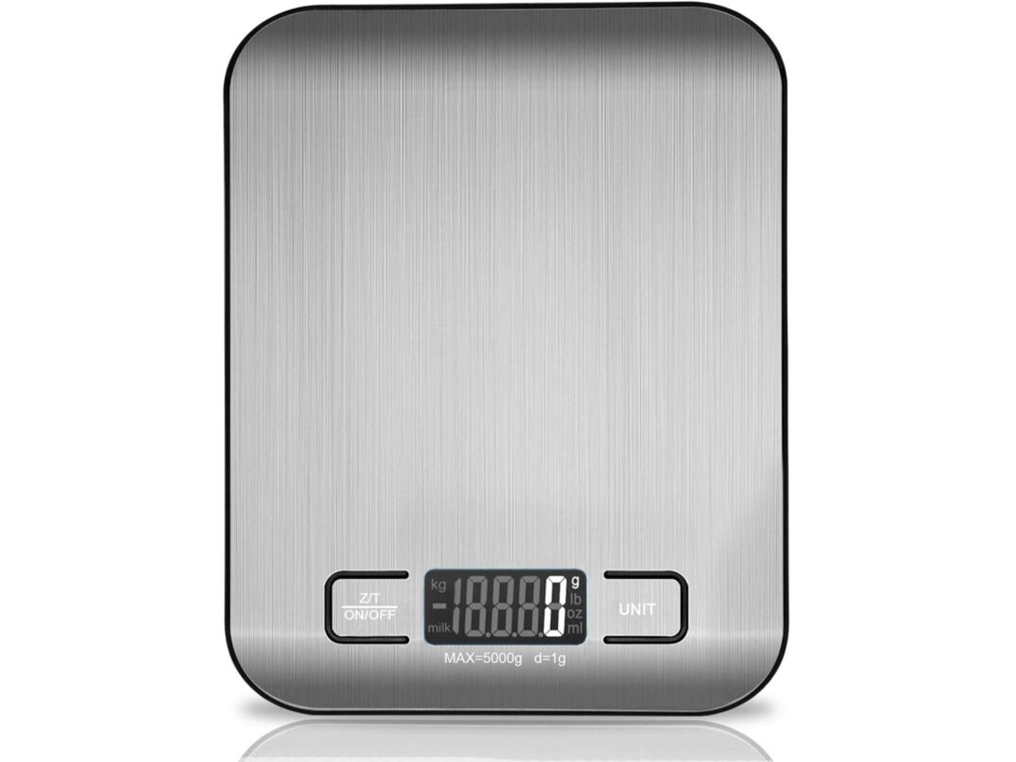 Balança de Cozinha de Alta Precisão, 5 kg, com visor LCD, AQUAFORGE