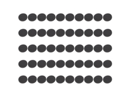 Pastilhas Anti vibração LAXISCREED Eva 25x3mm 50pcs