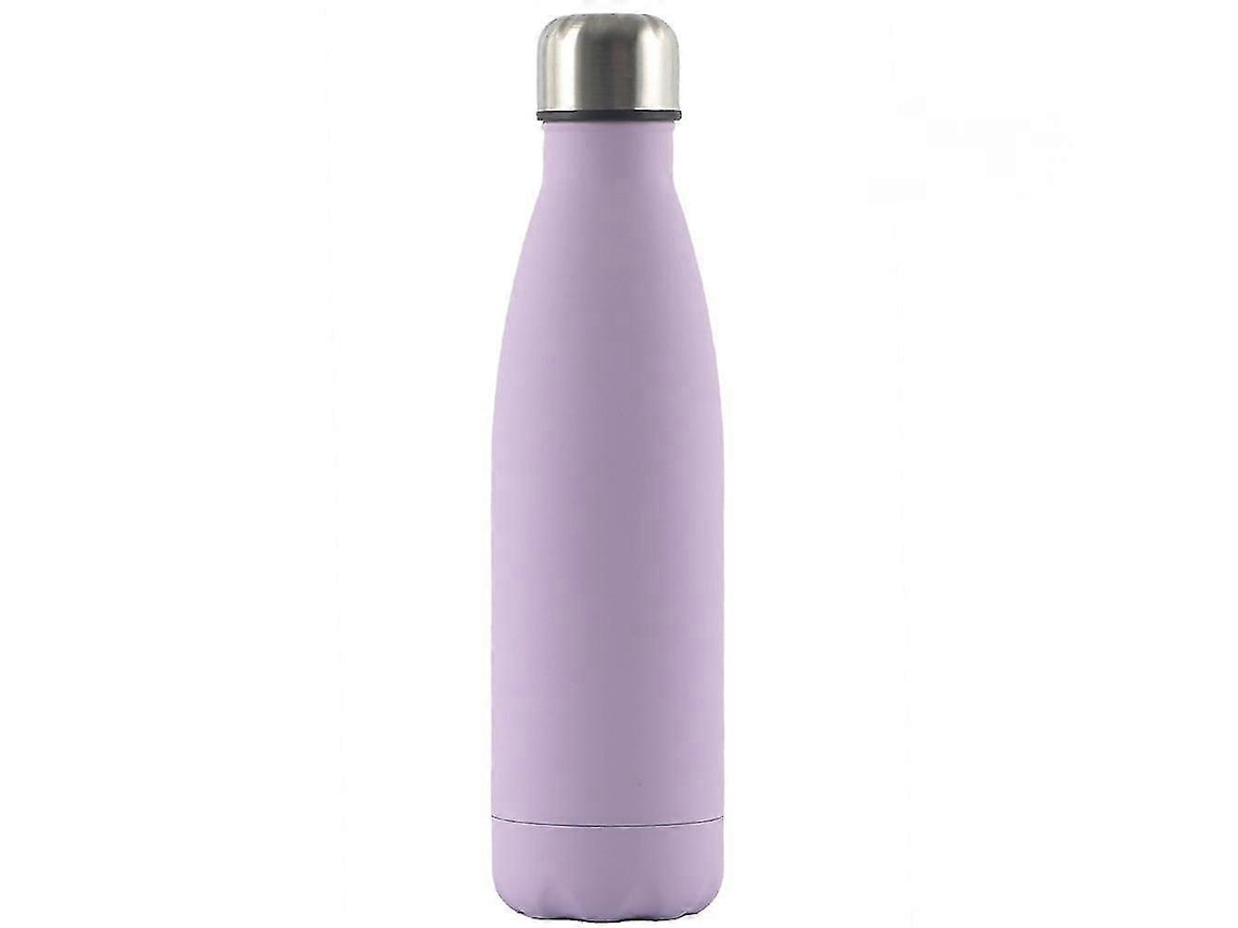 Garrafa Térmica De Aço Inoxidável Para Esportes Ao Ar Livre, Garrafa De Coca-cola, Caneca Térmica De Borracha, Cor Lavanda E Roxa.
