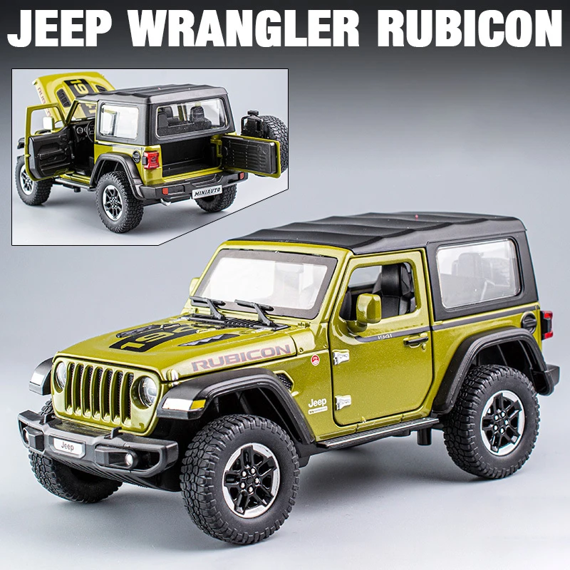 (verde) Miniatura De Carro Em Escala 1:20, Altamente Realista E Requintada, Feita De Liga Metálica Para Uso Off-road, Item De Colecionador.