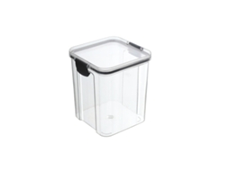 Tanque de Armazenamento Hermético Transparente Pet Silicone para Grãos Snacks Chá Nozes 950ml | S/MARCA
