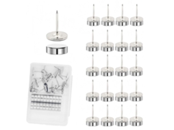 20 Conjuntos De Alfinetes Para Quadro Avisos, Magnéticos Cortiça,