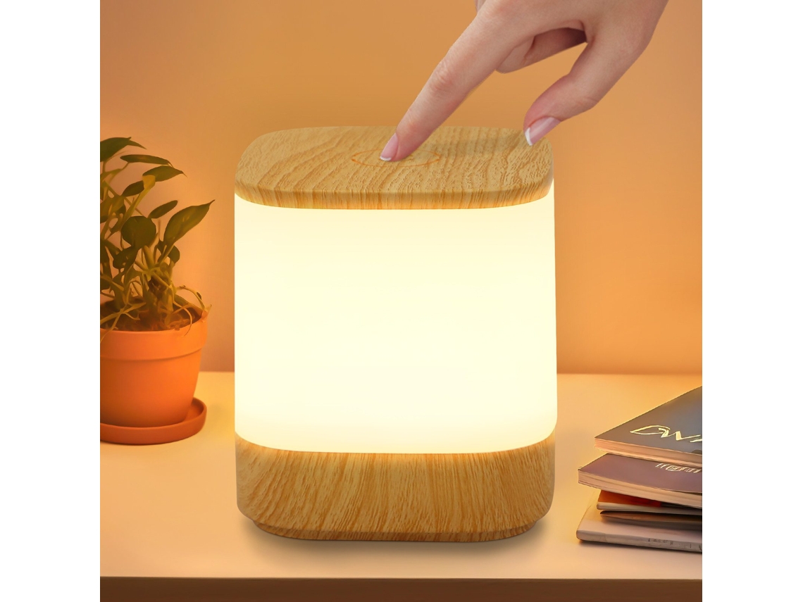 Nettlife Candeeiro De Secretária Led Bateria 1800 Mah Regulável Por Toque 3000 A 6500 K Recarregável Por Usb Com 3 Temperaturas De Cor