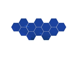 Papel De Parede Autocolante Espelhado Hexagonal Decoração Adesivo Espelho Corpo Inteiro Para Casa