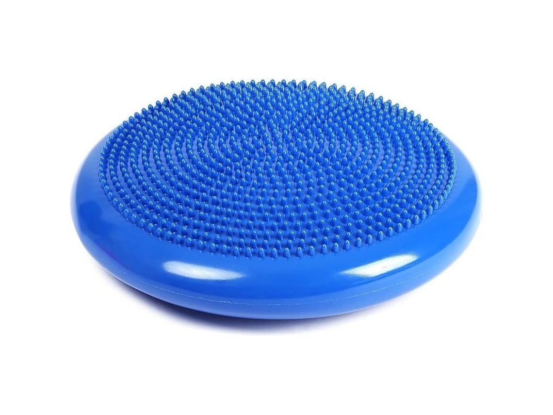 Cojín Inflável De Massagem Para Yoga Pilates Cadeira Colchão De Equilíbrio Fitness Material Pvc Azul