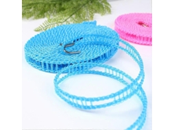 Varal de roupas Rebe de 3 m x 1,3 cm, antiderrapante e à prova de vento, azul, ideal para atividades ao ar livre, viagens e camping.
