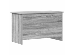 Vidaxl Baú De Armazenamento Sonoma Cinzento 80 X 40 X 50 Cm