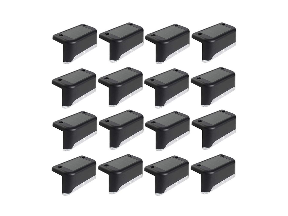 Rebe-luzes Solares Exteriores Para Escadas Patios Jardins Luzes Led Impermeáveis Luz Branca Solar Outdoor