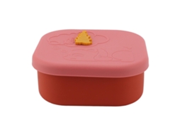 Caixa de Almoço Silicone LAXISCREED Rosa Selada Portátil