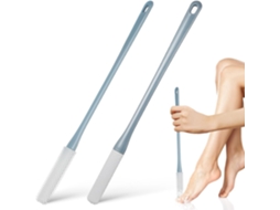Lurelia Conjunto De 2 Escovas De Silicone Para Duche, Silicone Macio, Cabo Longo E Pega Ergonómica, Rotina Spa Confortável