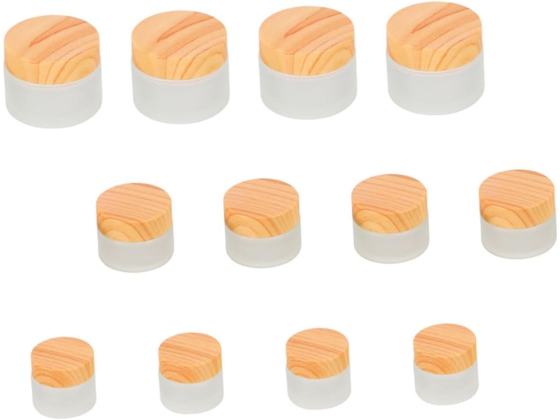 Conjunto De 12 Potes Para Amostras De Produtos Domésticos E Recipientes Portáteis Para Cosméticos, Ideais Para Viagens.