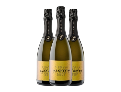 Espumante SACCHETTO Spumante Ribolla Gialla Friuli-Venezia Giulia (0.75 L - 3 Unidades)