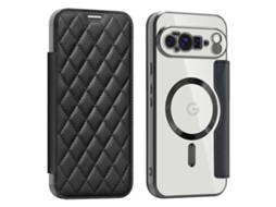 Capa Carteira Rfid Para Google Pixel 10 Pro Xl Preto Czhhmart