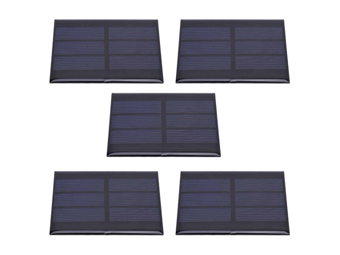 5pcs Módulo Painel Solar Mini 0.65w Dc1.5v Para Projetos Diy Brinquedos Carregamento Bateria