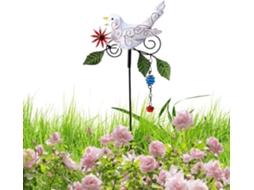 Estaca de Metal Decorativa em Formato de Pássaro para Jardim, para Vasos, Casas de Campo, Primavera, Natureza, CHABERLU