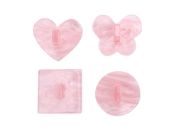 Suporte De Treinamento Para Arte De Unhas Diy Com Base De Cristal Acrílico Rosa Para Exibir E Praticar Pontas Falsas