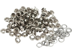 Ilhós De Latão Com Arruelas - Kit 100 Peças 10 Mm Para Artesanato Em
