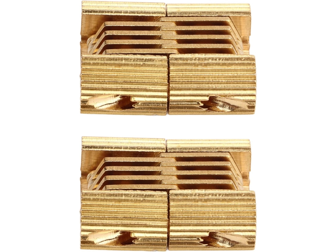 2 Dobradiças Ocultas, Abertura De 180-graus, Dobradiças De Cobre Com Abertura Suave Para Portas Armários Elos Laminados