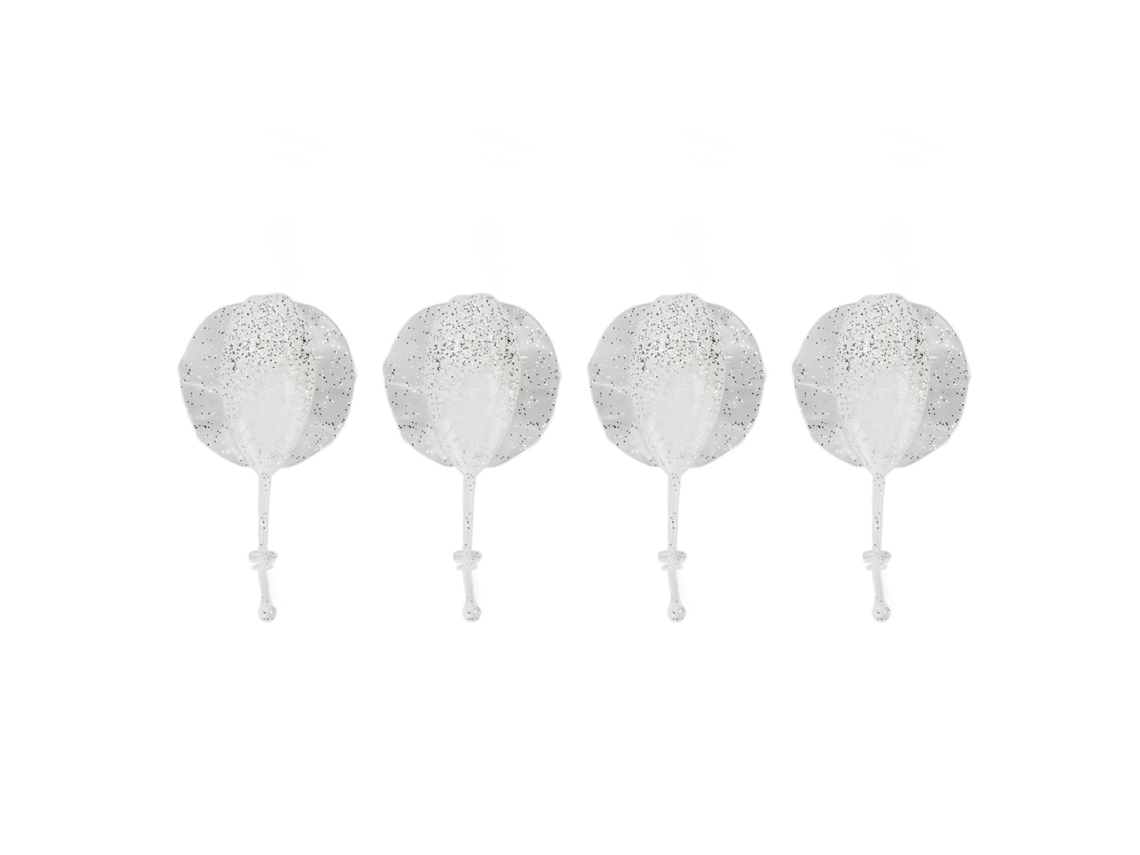 Isca Soft Raja Sinking 9cm 14g Branca 4pcs