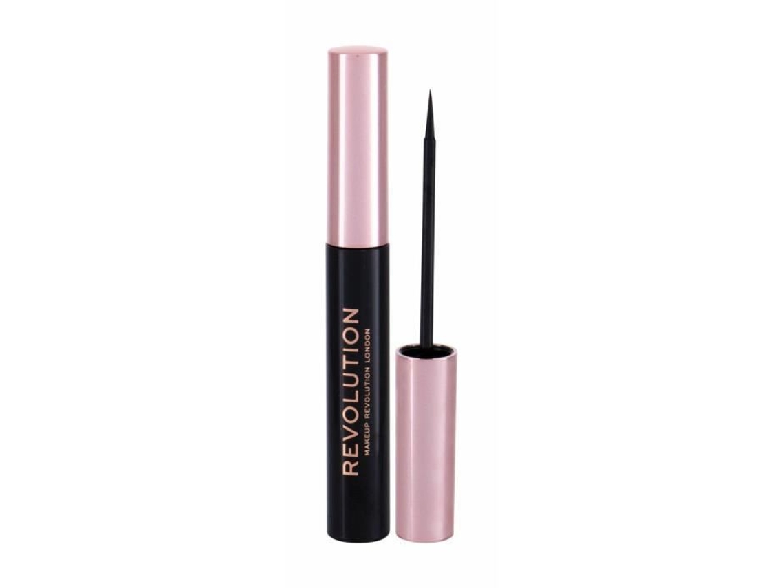 Maquilhagem Revolução Londres 4.5 Ml Super Flick Eyeliner, Preto, Eyeliner