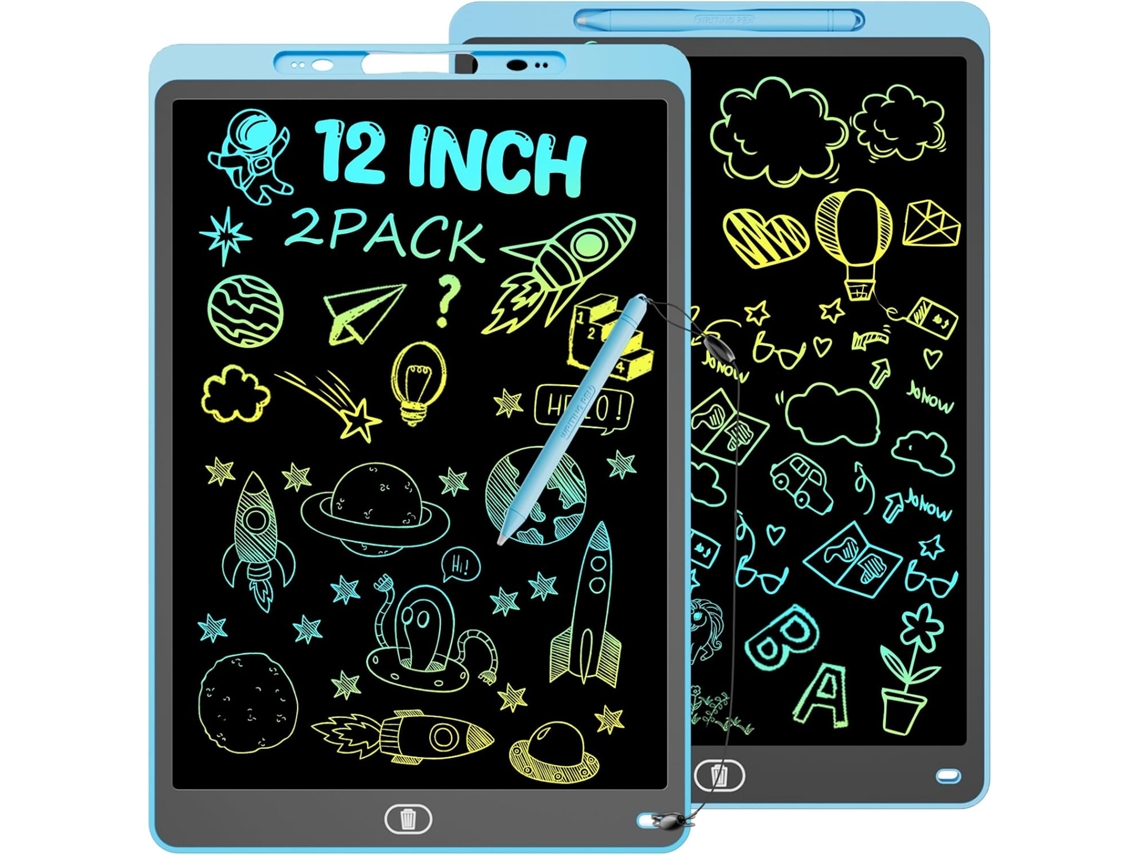 Tablet De Escrita Lcd Colorido Para Crianças, Desenho Reutilizável 30 Cm, Presente Viagem Hh Aquaforge