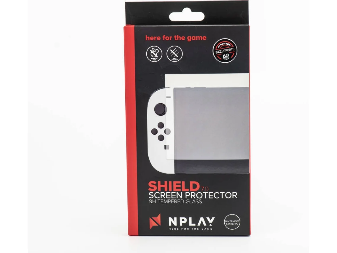 Película de Ecrã NPLAY Vidro Temperado Shield 7.0 (Nintendo Switch)