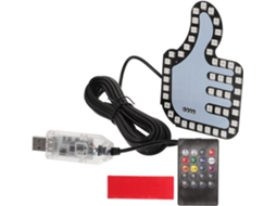 Luz De Carro Com Controle Por Gestos Em Led Popetpop, Luz Intermitente Com Indicador De Movimento, Kit Exclusivo