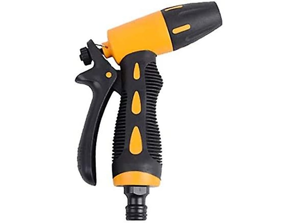 Pistola De Rega Com 5 Modos Ajustáveis Alta Pressão Para Jardim (preto/amarelo)